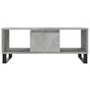 vidaXL Coffee Table Concrete Grey 90x50x36.5 cm Engineered Wood