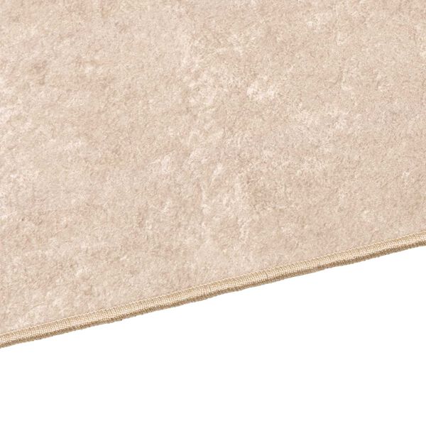 vidaXL Rug Runner MARSA Cream 50 x 450 cm Polyester and PVC