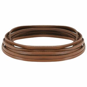 vidaXL Leather Strap Brown 500 x 0.4 cm Leather
