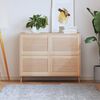 vidaXL Louvred doors 4 pcs Natural 39.5 x 59.4 cm Solid Pine Wood