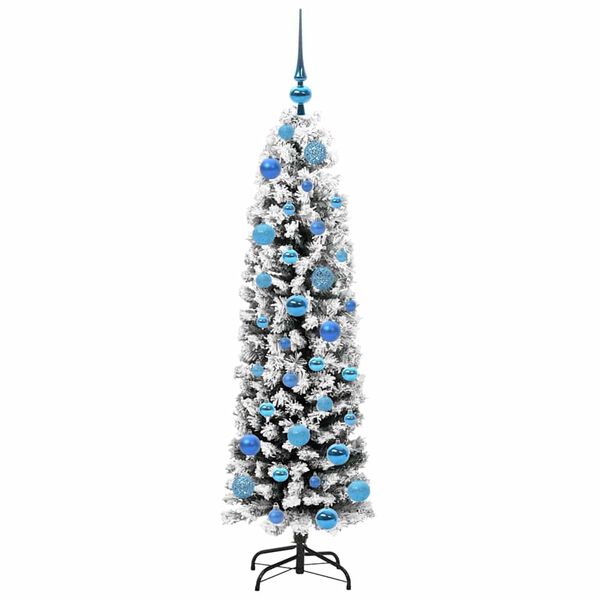 vidaXL Artificial Christmas Tree with 150 LEDs with Stand Green 150 cm