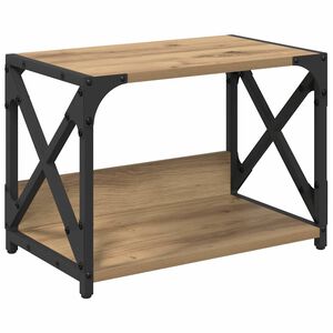 vidaXL Printer Stand Artisan Oak 44 x 26 x 31.5 cm Engineered Wood