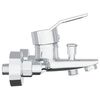 vidaXL Shower Mixer Tap Chrome G 1 / 2 inches