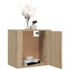 vidaXL Wall-mounted Bedside Cabinets 2 pcs Sonoma Oak 50x30x47 cm
