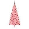 vidaXL Christmas Tree with 300 LEDs with Stand Pink 180 cm PVC