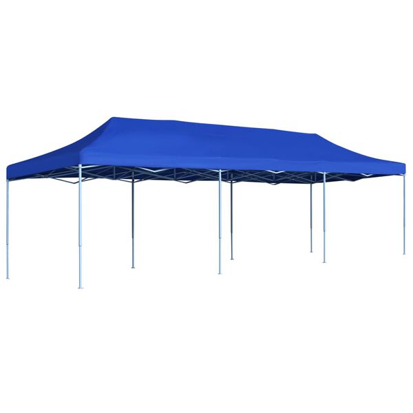 vidaXL Folding Pop-up Party Tent 3x9 m Blue