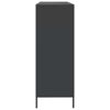 vidaXL Sideboard Black 135x39x103.5 cm Cold-rolled Steel