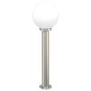 vidaXL Bollard Lights 3 pcs 80 cm Stainless Steel IP44