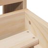 vidaXL Bed Frame without Mattress 100x200 cm Solid Wood Pine