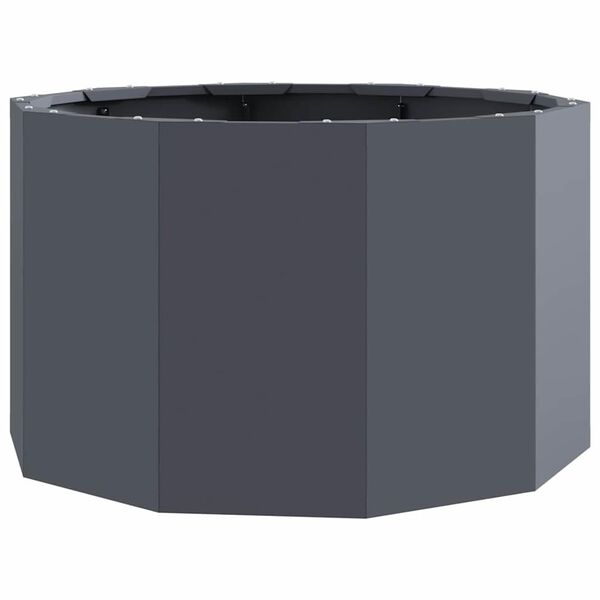 vidaXL Planter Anthracite 60 x 60 x 35 cm Steel