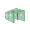 vidaXL Greenhouse with Roof Green 290 x 580 x 315 cm Steel