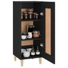 vidaXL Sideboard Black 34.5x34x90 cm Engineered Wood