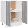 vidaXL Bottom Cabinet Lyon Grey Sonoma 60x46x81.5 cm Engineered Wood