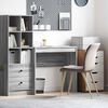 vidaXL Desk Grey Sonoma 80 x 40 x 76 cm