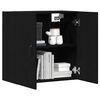 vidaXL Wall Cabinet Black Oak 60x31x60 cm Engineered Wood