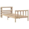 vidaXL Bed Frame without Mattress 90x190 cm Single Solid Wood Pine