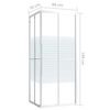 vidaXL Shower Cabin ESG 80x70x180 cm