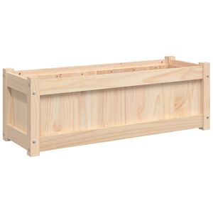 vidaXL Garden Planter 90x31x31 cm Solid Wood Pine
