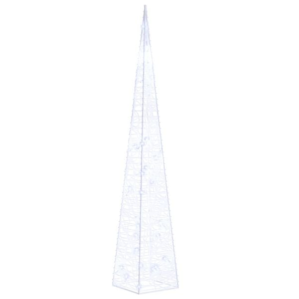 vidaXL Acrylic Decorative LED Light Cone Blue 60 cm