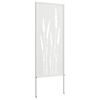 vidaXL Garden Privacy Screen White 50 x 140 cm Cold-rolled steel