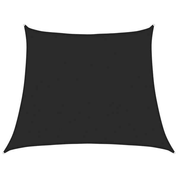 vidaXL Sunshade Sail 160 g/m&sup2; Black 3/4x3 m HDPE