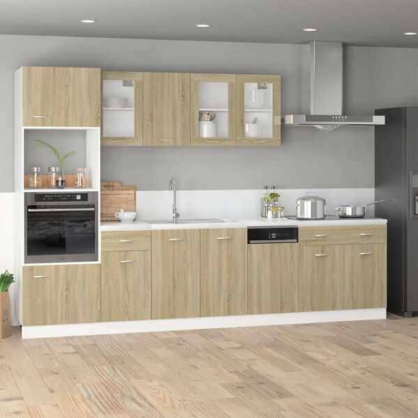 vidaXL Hanging Cabinet Lyon Sonoma Oak 29.5x31x60 cm Engineered Wood