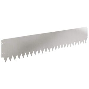 vidaXL Lawn Edging 20 pcs 103 x 20 cm Steel Silver