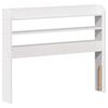 vidaXL Bed Frame with Headboard White 75x190 cm Small Single Solid Wood Pine