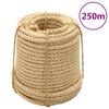 vidaXL Sisal Ropes 2 pcs 12 mm 250 m