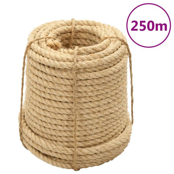 vidaXL Sisal Ropes 2 pcs 12 mm 250 m