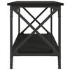 vidaXL Side Table Black 55x38x45 cm Engineered Wood