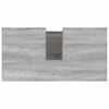vidaXL Bathroom Cabinet Grey Sonoma 65x33x60 cm Engineered Wood