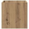 vidaXL Planter Box Artisan Oak 40x40x40 cm Engineered Wood