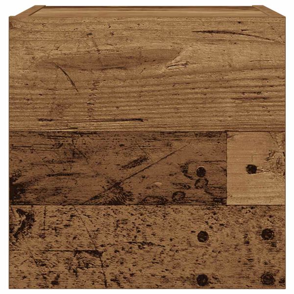 vidaXL Wall Mounted TV Cabinet Old Wood 30.5x30x30 cm