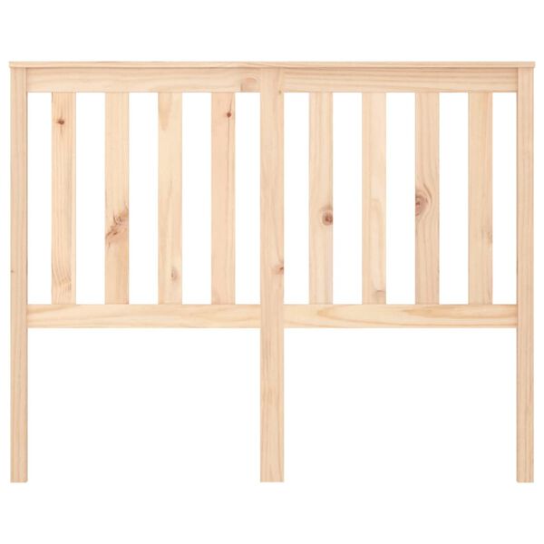 vidaXL Bed Headboard 141x6x101 cm Solid Wood Pine