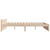 vidaXL Bed Frame without Mattress Solid Wood 150x200 cm King Size King Size