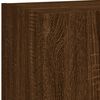 vidaXL TV Cabinets with LED Lights 2 pcs Brown Oak 40.5x30x60 cm