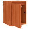 vidaXL Wall Cabinet Wax Brown 30 x 30 x 40 cm Solid Pine Wood