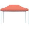 vidaXL Foldable Party Tent Pop-Up Terracotta 410x279x315 cm
