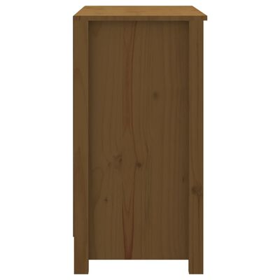 vidaXL Book Cabinet Honey Brown 80x35x68 cm Solid Wood Pine