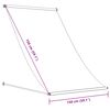 vidaXL Retractable Awning Cream 150x150 cm Fabric and Steel
