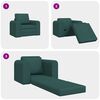 vidaXL Sofa Bed Dark Green 98 x 71 x 83 cm Fabric