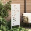 vidaXL Garden Privacy Screen White 50 x 140 cm Cold-rolled steel