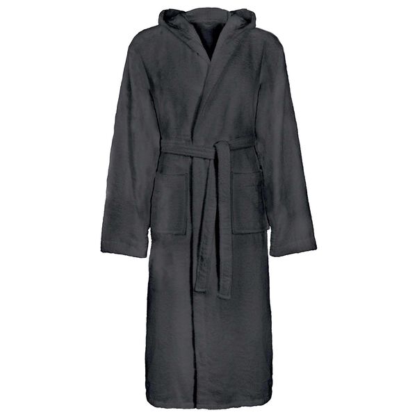 vidaXL Bathrobe KINN Anthracite M Cotton