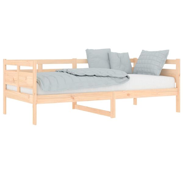 vidaXL Day Bed without Mattress Solid Wood Pine 90x190 cm Single