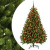 vidaXL Artificial Christmas Tree Light Green with Bauble 120 cm