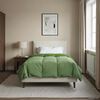vidaXL Summer Duvet Quilted Green 135 x 200 cm Microfiber