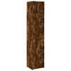 vidaXL Slim Storage Cabinet Smoked Oak 45x42.5x225 cm Engineered Wood