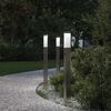 vidaXL Bollard Lights with Sensor 3 pcs 80 cm Stainless Steel IP44
