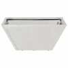 vidaXL Garden Planter 5 pcs Silver 35 x 35 x 15 cm Stainless Steel